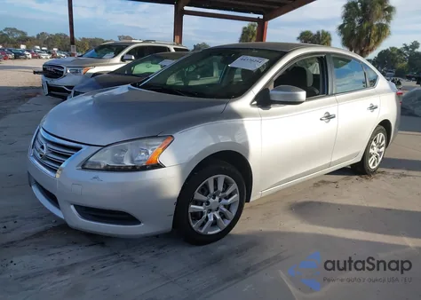 2015 Nissan Sentra S из США, поврежденный, VIN 3N1AB7AP2FY375943